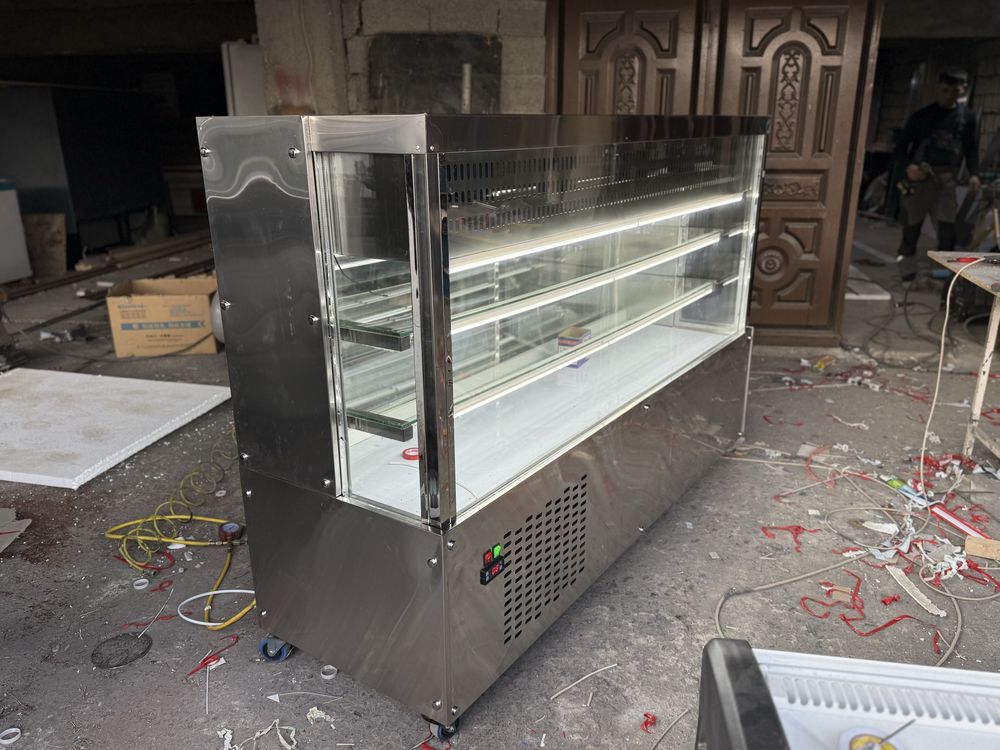 Vetrina Shashlik va Tort pishiriklar uchun uzb dostafka bor