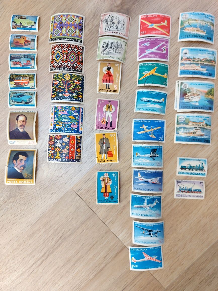 Colectie timbre Posta Romana anii 80