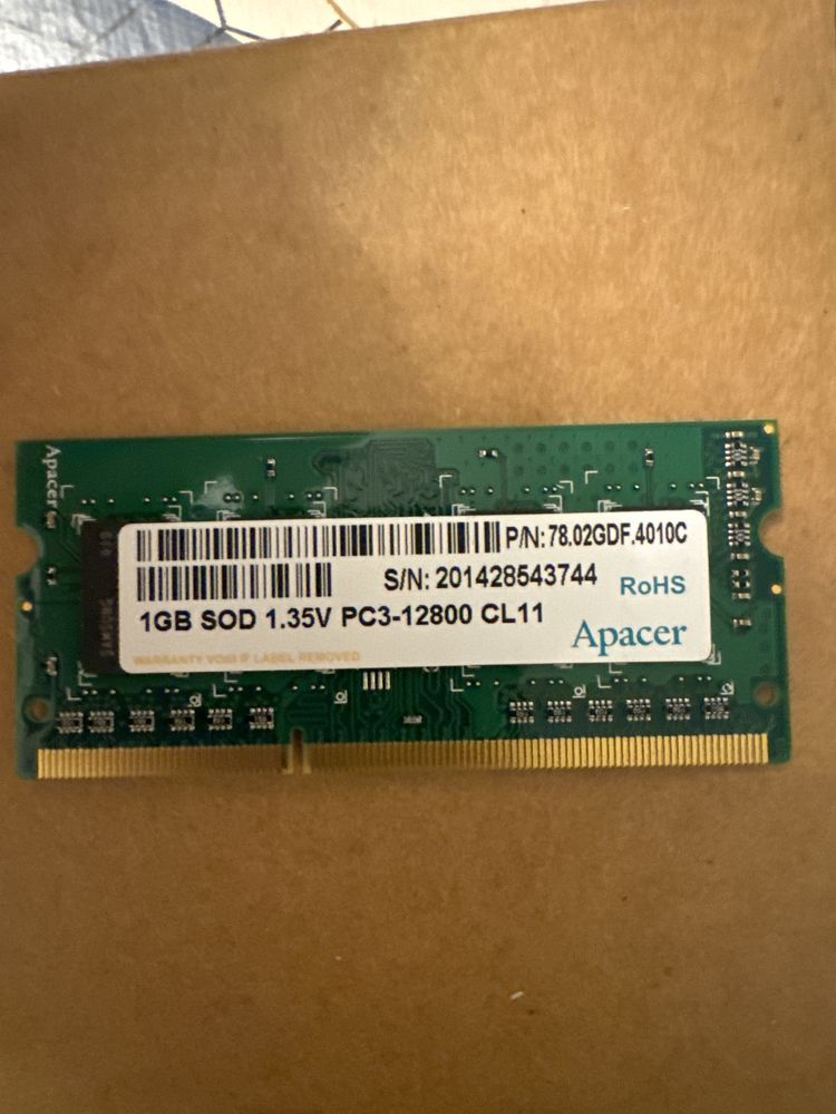 ULV DDR3 RAM 1GB для NAS севера