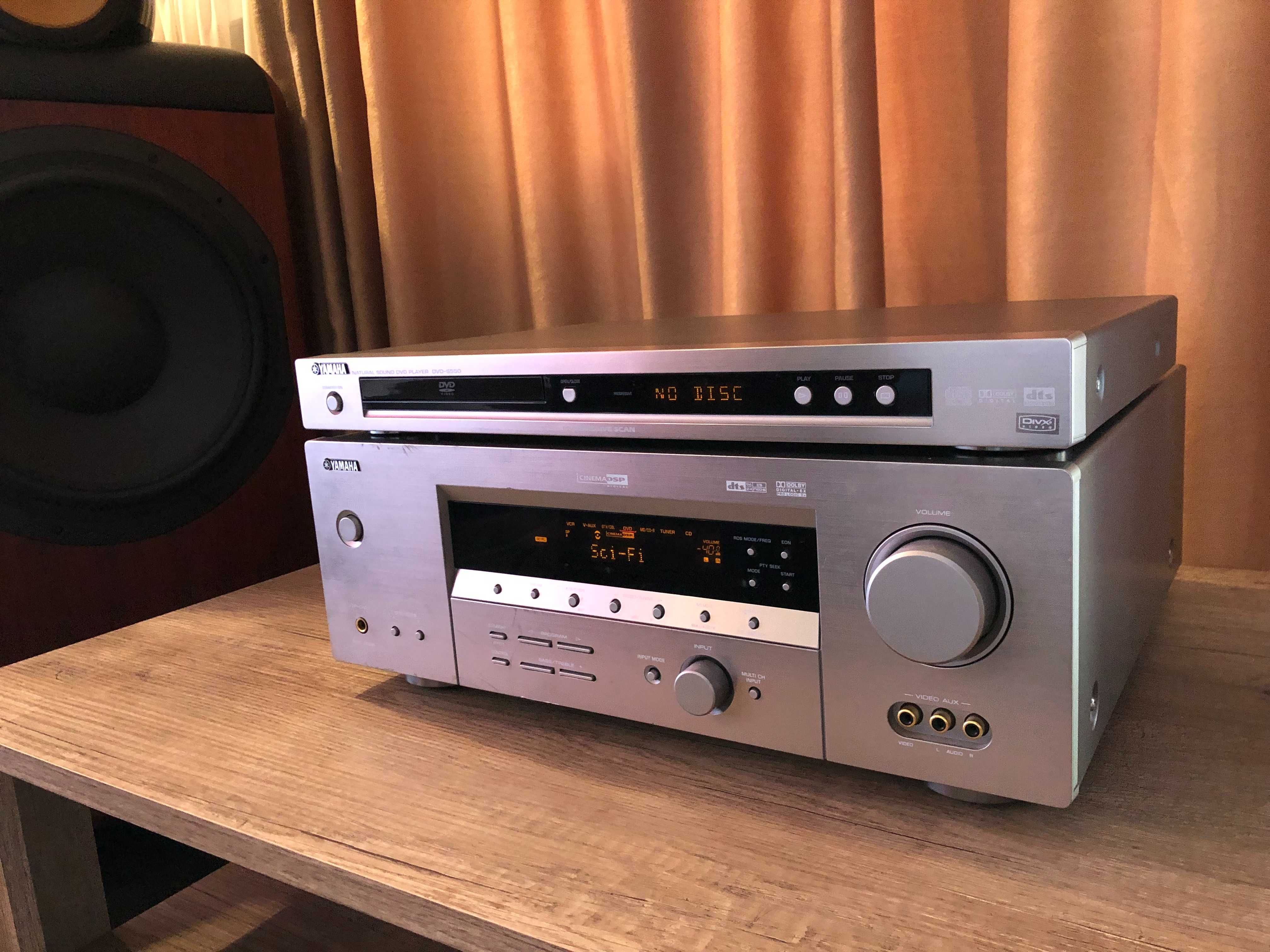 Yamaha RX-V450 reciver 6.1 cinema DSP digital, dts, dolby, pro logic