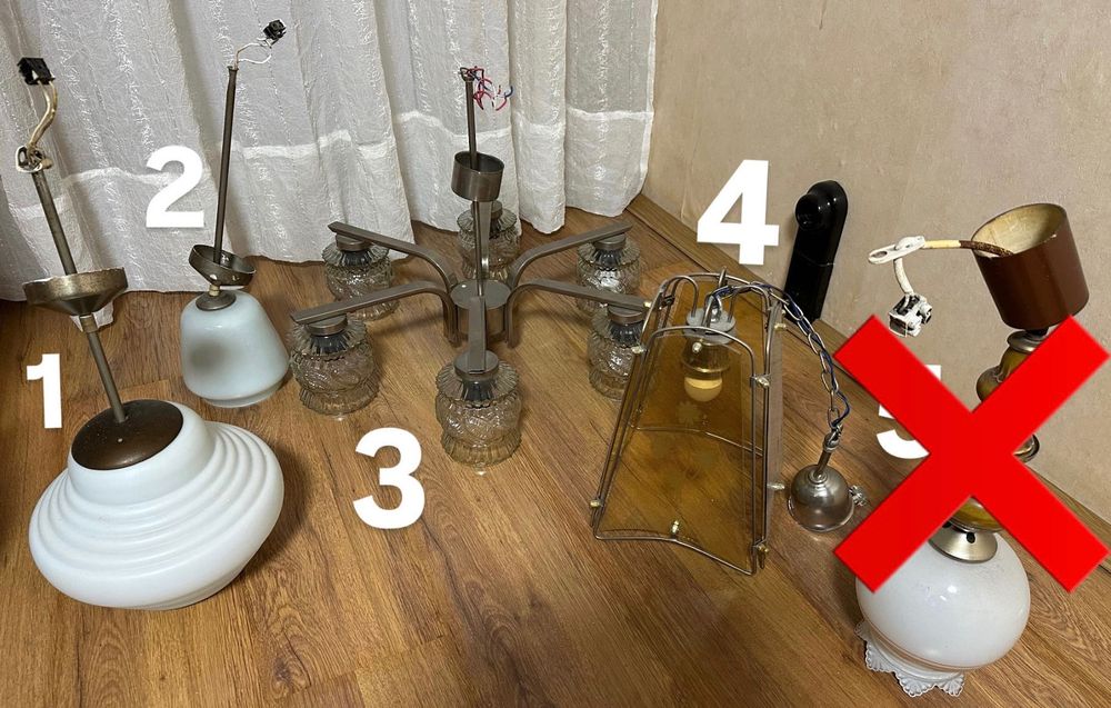 Винтидж полилеи / ретро осветителни тела – различни модели