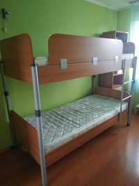 Обзавеждане детска стая - двуетажно легло, шкаф, бюро, гардероб, рафт