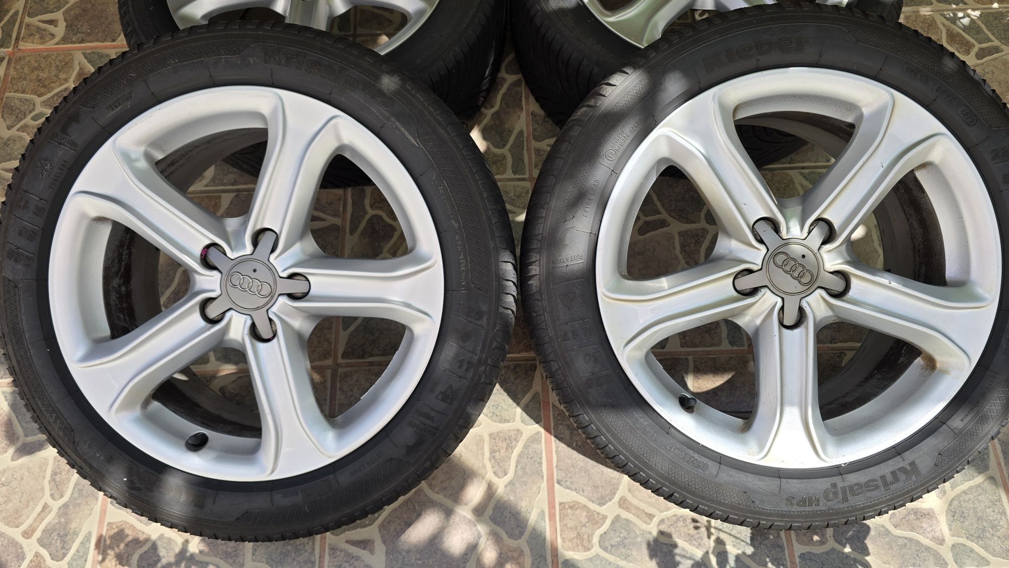 Jante aliaj 5x112 audi Anvelope 225 50 r17 roti a4 a5 b9 b8
