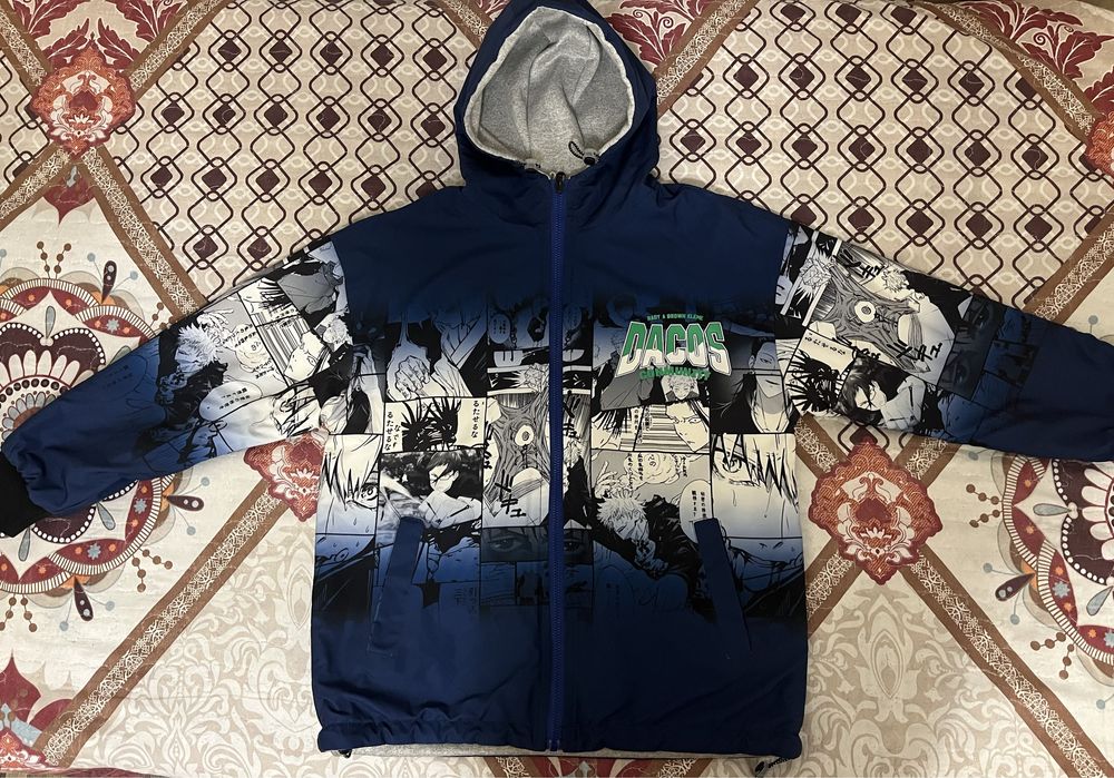 Двусторонняя лёгкая куртка для детей 10–12 лет