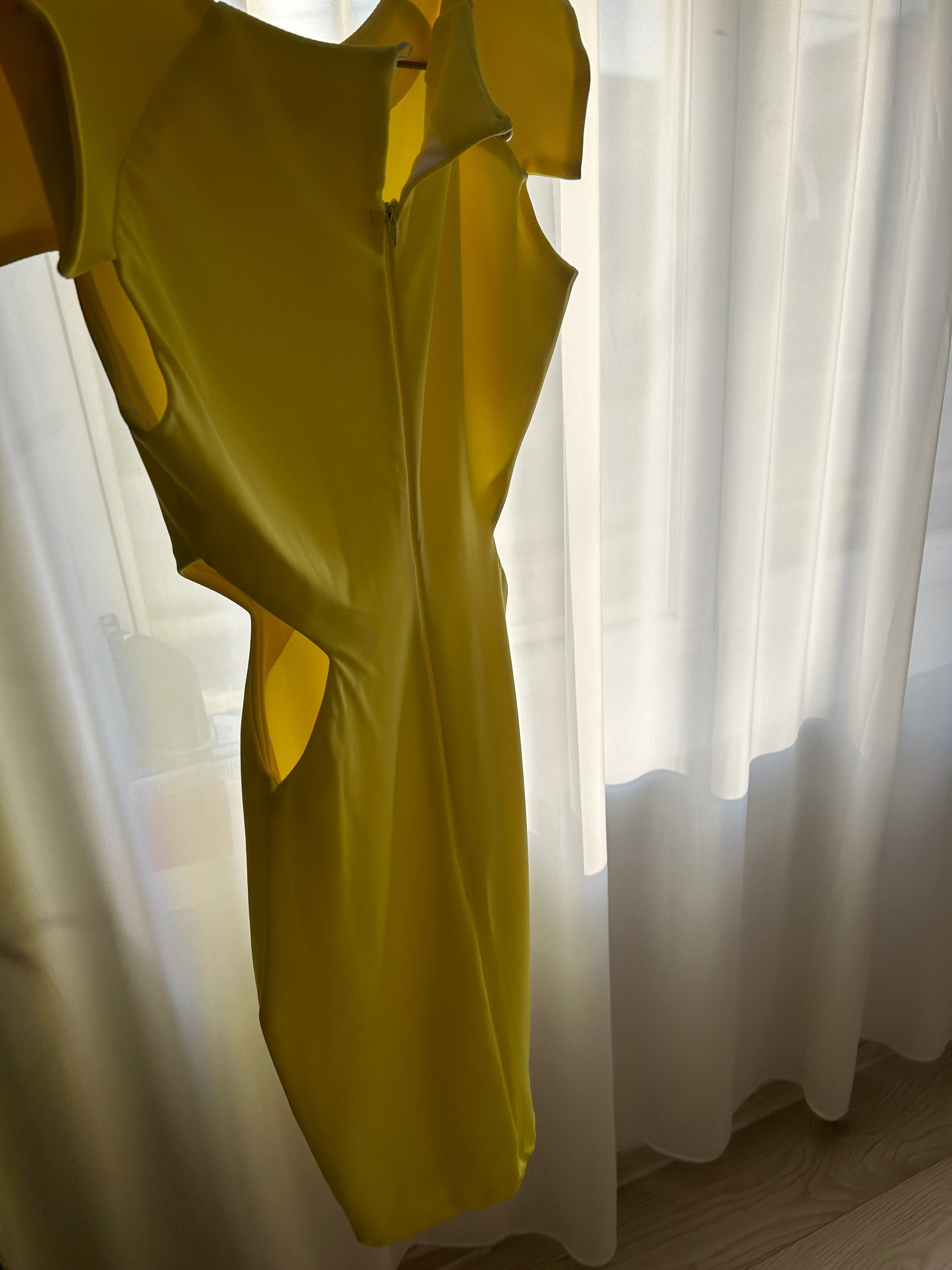 Rochie galbenă atmosphere, mărimea 38