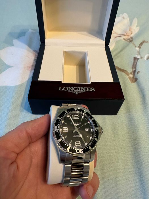 Ceas Longines HydroConquest 44 mm, Automatic, Black Dial