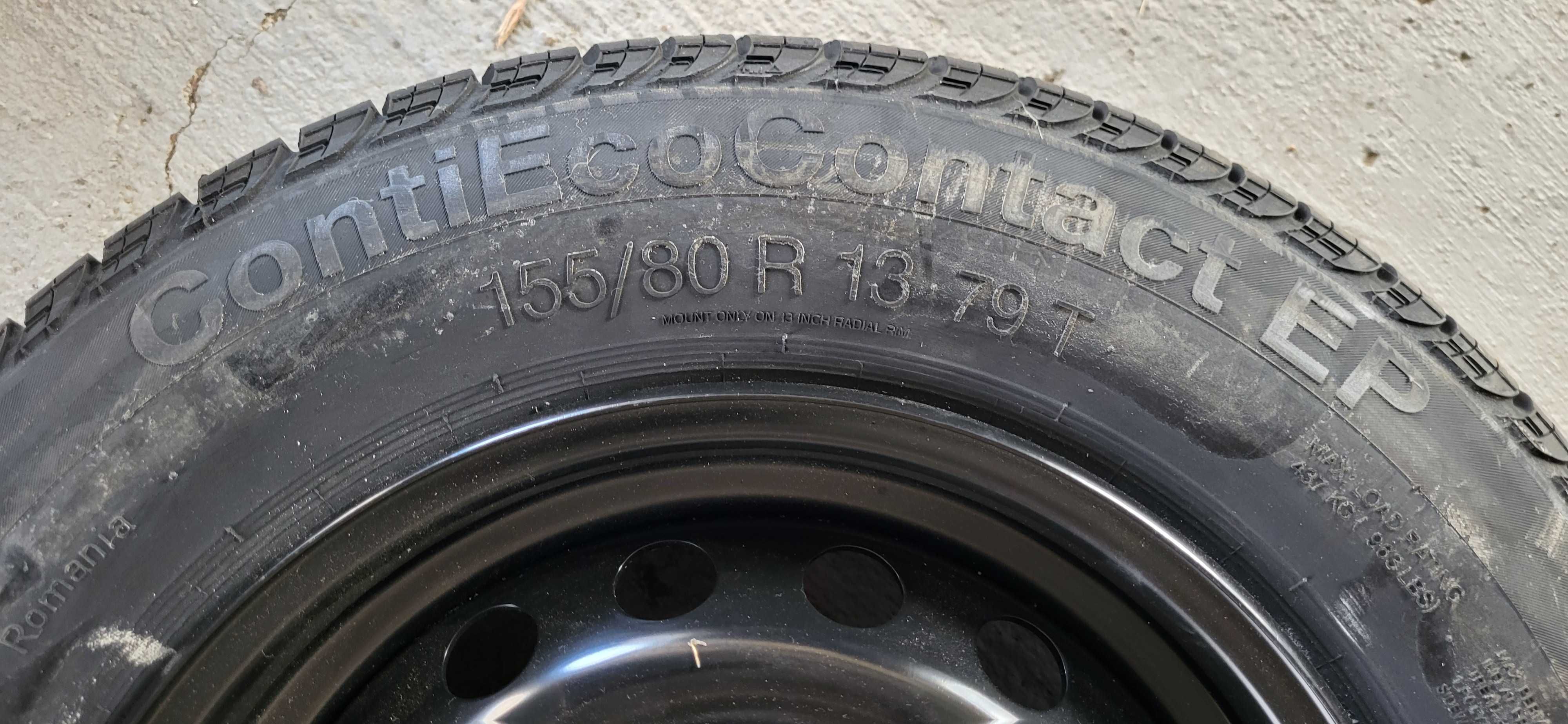 Roata R13 ET35 4x98 + Anvelopa - 155/80 R13 82T