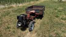 Motoagricola/motocultor cu remorca basculabil 4x4