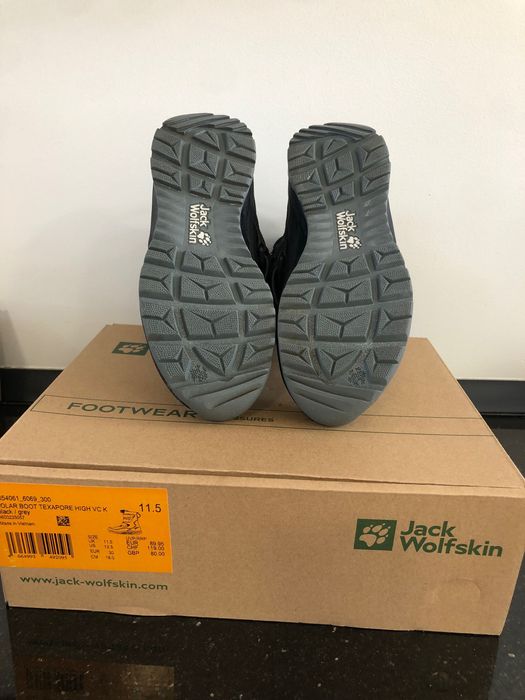 Ghete iarna copii Jack wolfskin mărime 30. Noi fără eticheta