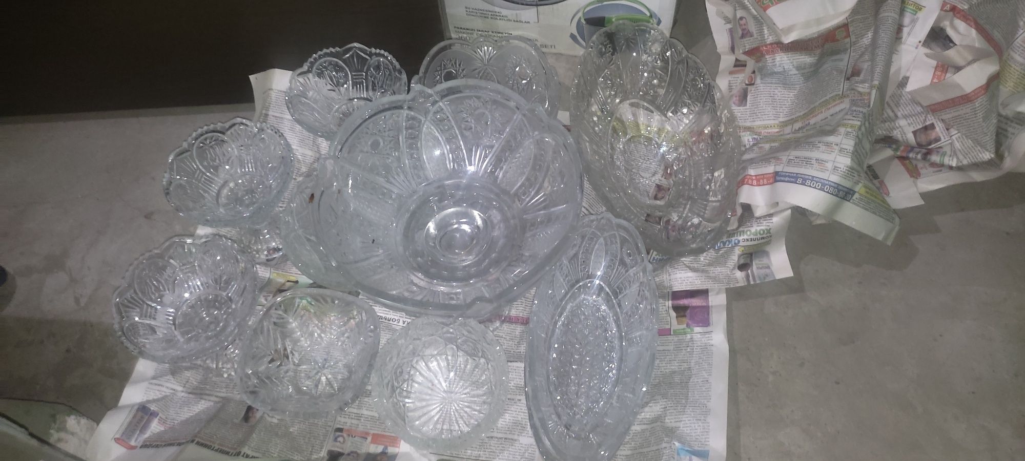 Хрусталь посуда срочно продам