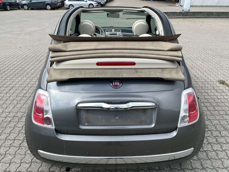 Fiat 500 Cabrio - Decapotabil - 2012 , 1.2 Benzina , Piele , TOP