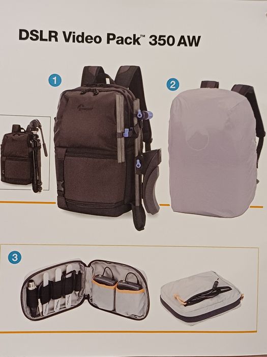 Rucsac foto video Lowepro DSLR Video Pack 350 AW