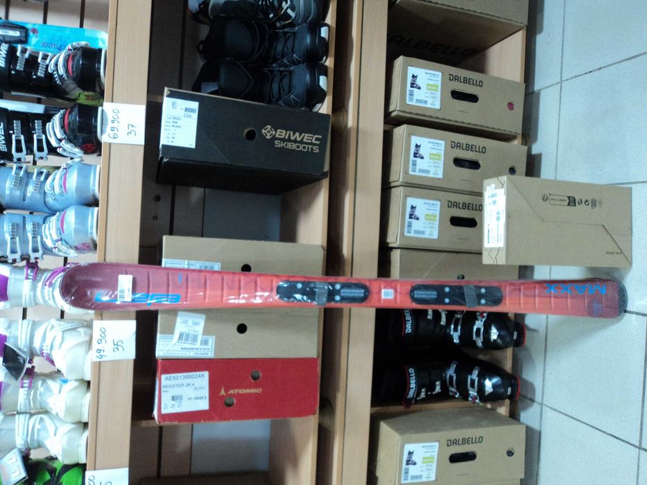 Новые подростковые лыжи ELAN м-ль MAXX 130 см с кр ELAN EL7.5 GW JRS