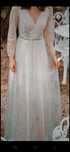 Rochie lunga eleganta cu sclipici