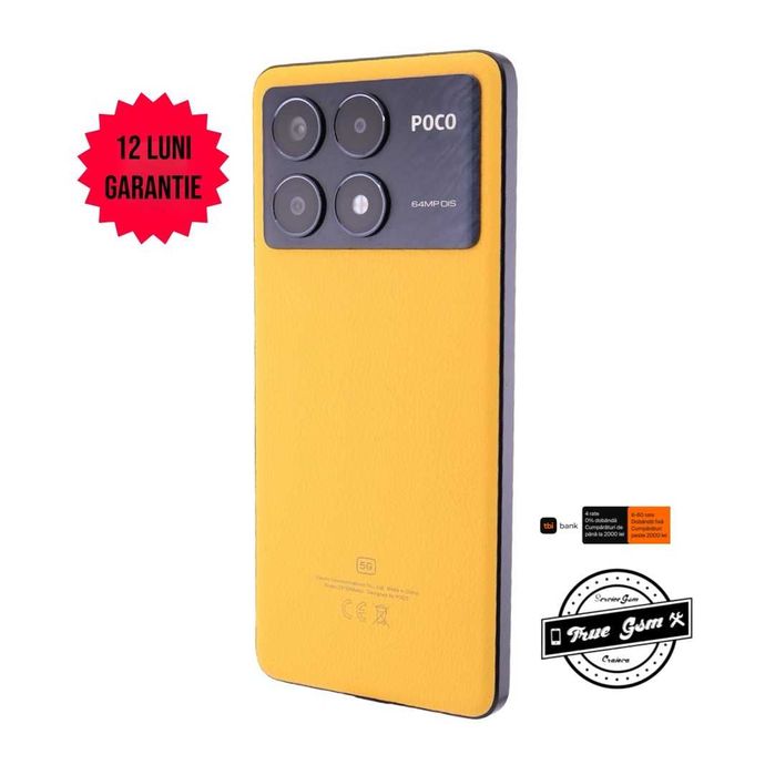 Poco X6 Pro 5G 512GB Yellow - GARANTIE 12 LUNI | TrueGSM