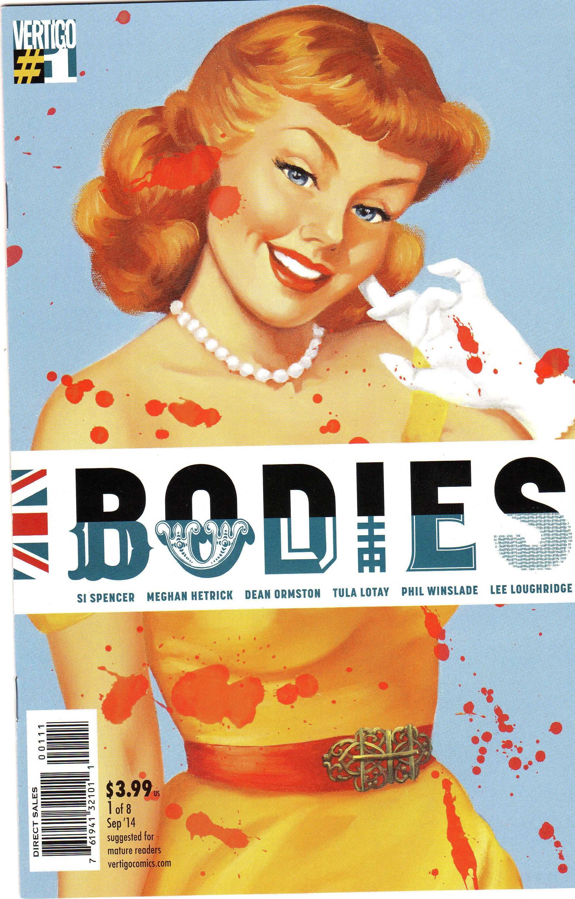 Bodies #1 DC Comics rare Netflix TV Series benzi desenate