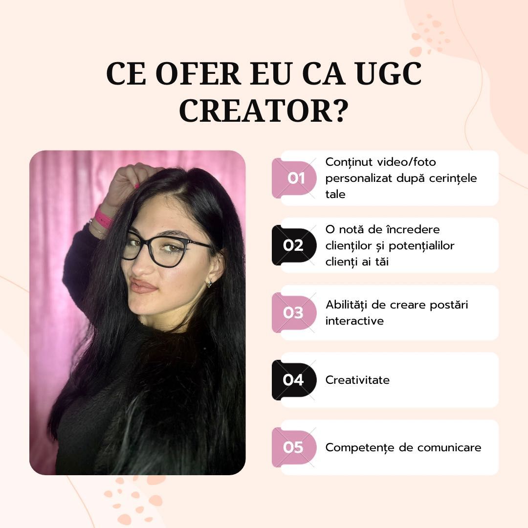 ugc creator / creator de continut