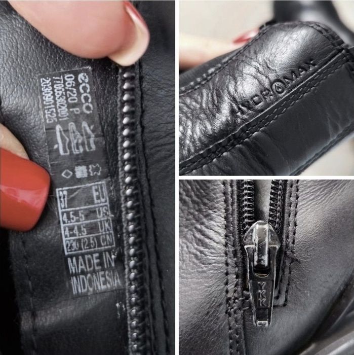 Ghete iarna, ECCO Tredtray K, Piele naturală - Lână - 37 [24 cm)