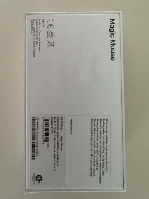 Magic mouse apple a1657 nou