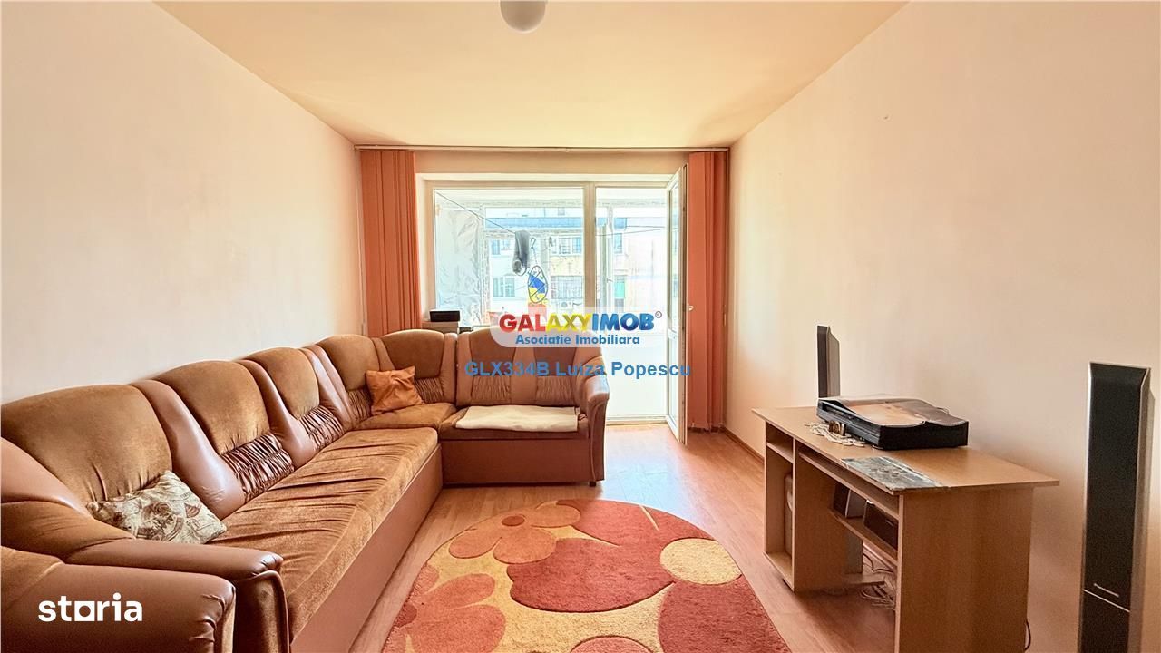 Apartament 3 camere Valea Argesului-2 min metrou,bloc reabilitat