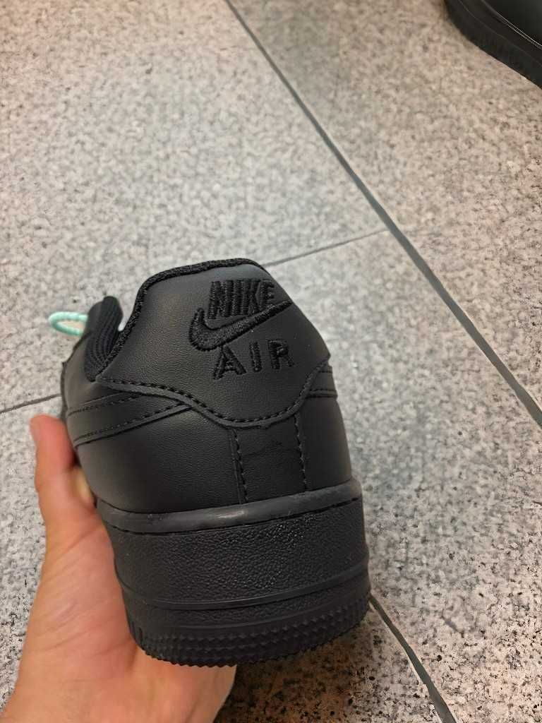 Nike Air Force 1 Triple Black / Adidasi Fete Baieti Noi