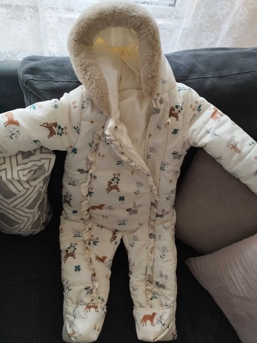 Бебешки космонавт Джордж 86 размер 12-18,само пробван. Много топъл!