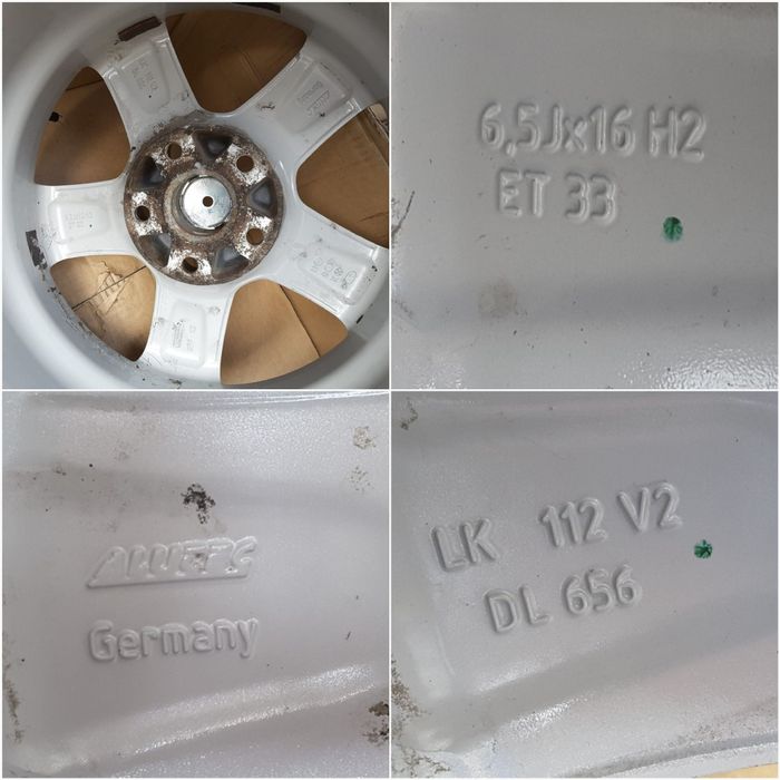 jante aliaj 16; 5x112; Vw Tiguan, Passat b6, b7, b8, Sharan  ET 33