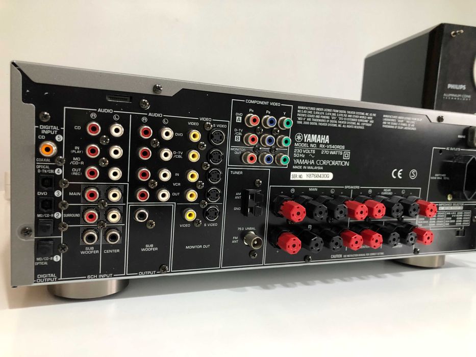 Yamaha RX-V540RDS, amplituner 7.1 cinema dsp, pro logic, dolby, dts