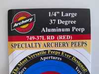 Vand peep sight Specialty Archery de 1/4"