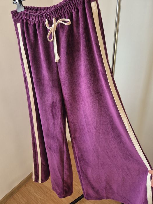 Pantaloni catifea reiata de dama