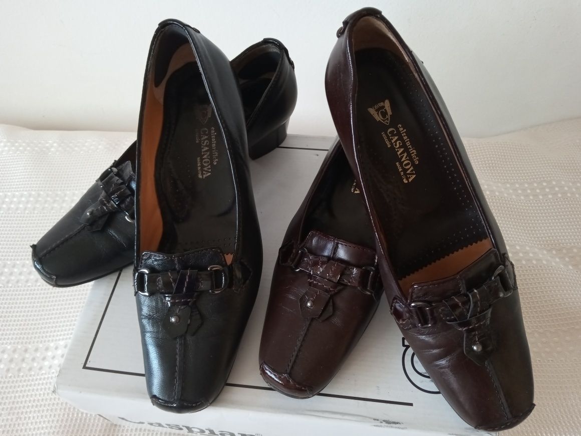 Pantofi damă Casanova 100% piele naturală , brand lux Italia