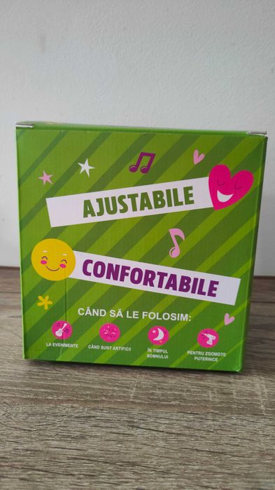 Căști antifonice, reglabile pentru bebeluși și copii