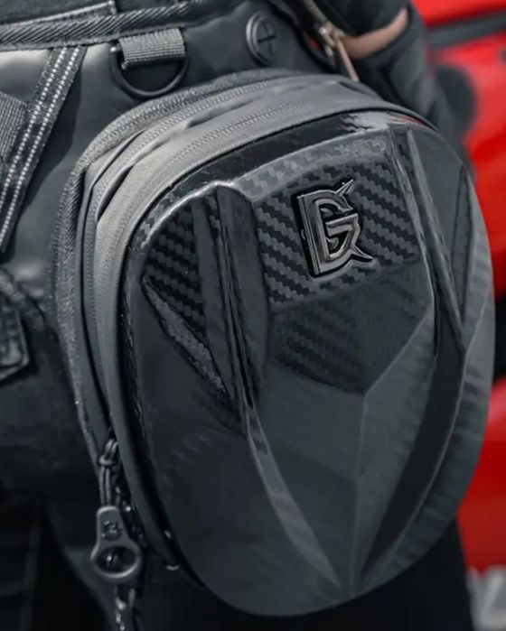 Geanta moto picior. impermeabil extensibi.