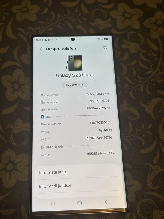 Vand s23Ultra  perfect functional