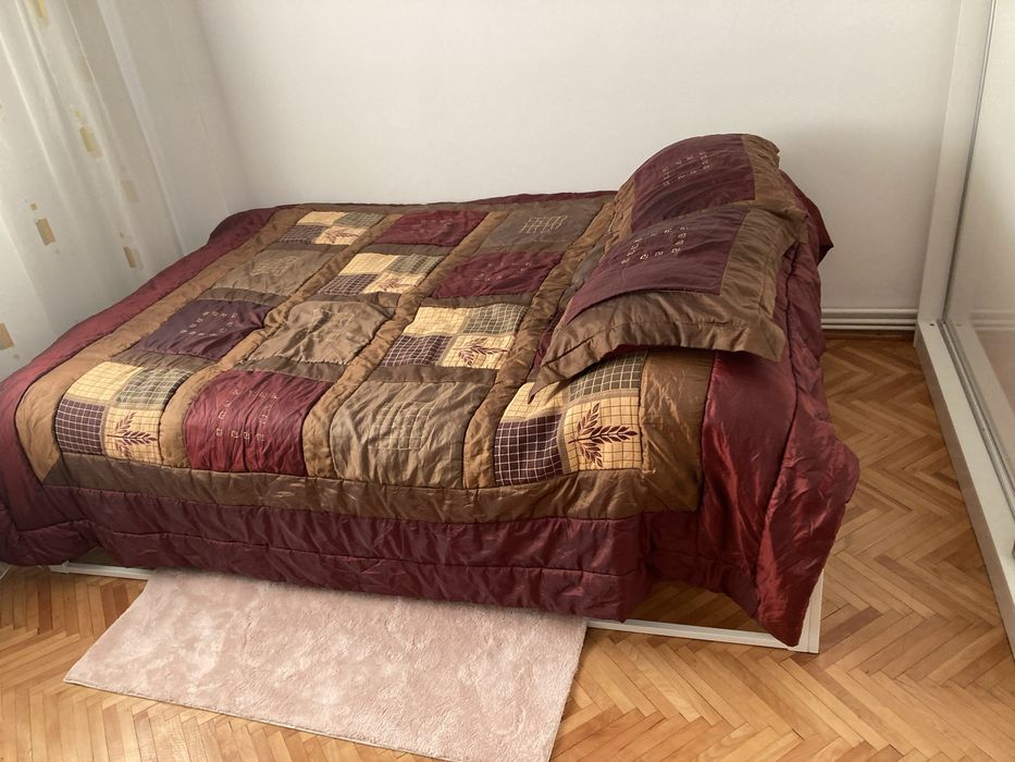 Pat+saltea Isleep cu topper (ca noua)