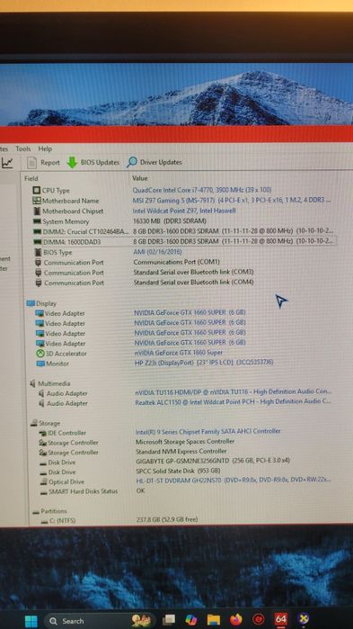 Kit i7 4770, cooler, Rami 16GB DDR3, placa de baza MSI Z97 Gaming5