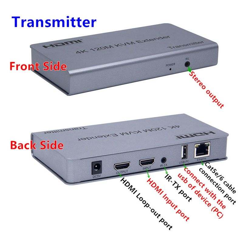 HDMI extender 120m KVM