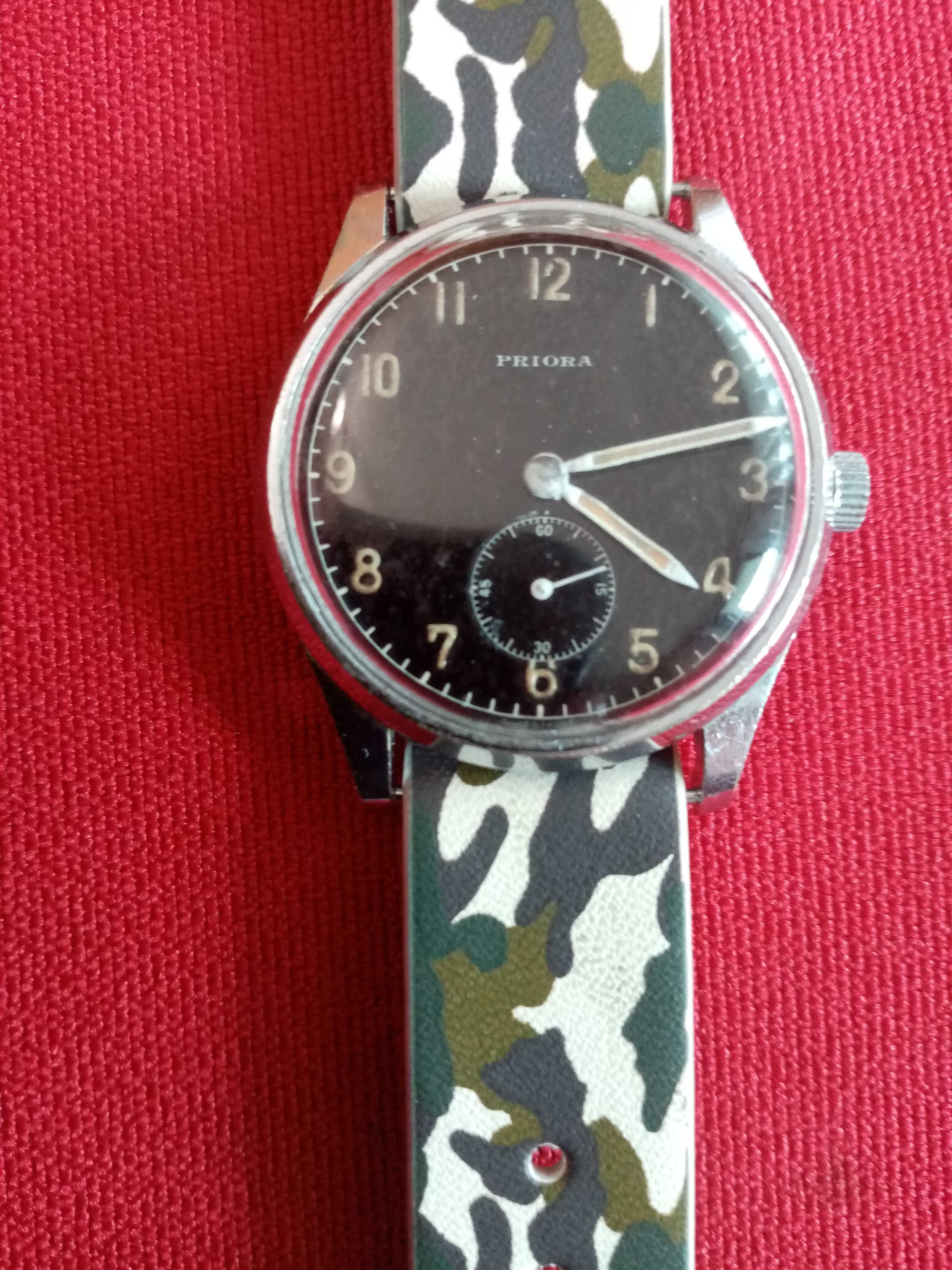 PRIORA Swiss Military Vintage 1930 г. 17 rubis механичен часовник