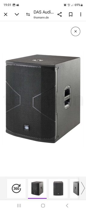 Vand sistem de sunet Das Vantec activ