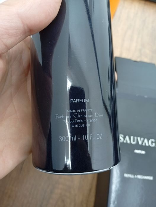 Dior Sauvage Parfum 100% Original, Refiller 300ml