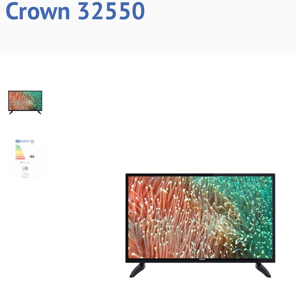 Телевизор Crown 32550 32 inch