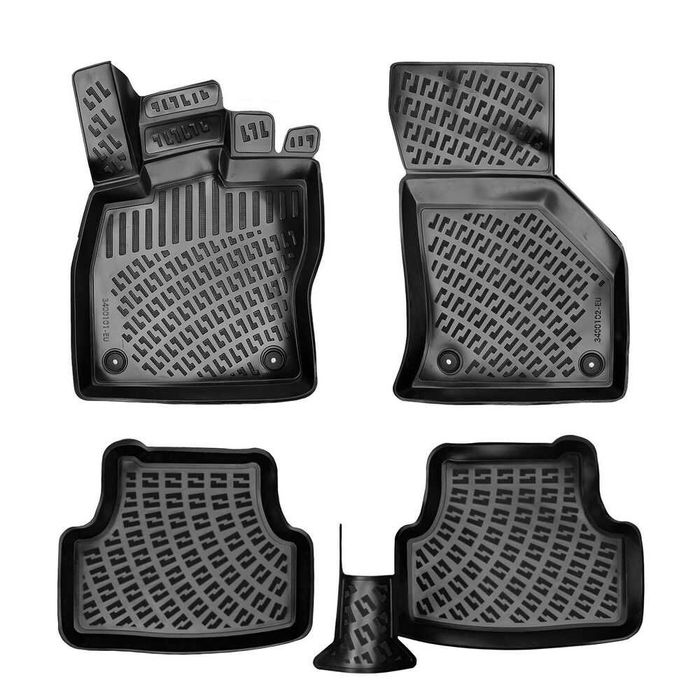 Гумени стелки RizLine за Skoda Karoq (2017+) Шкода Карок