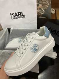 Оригинални кожени обувки Karl Lagerfeld