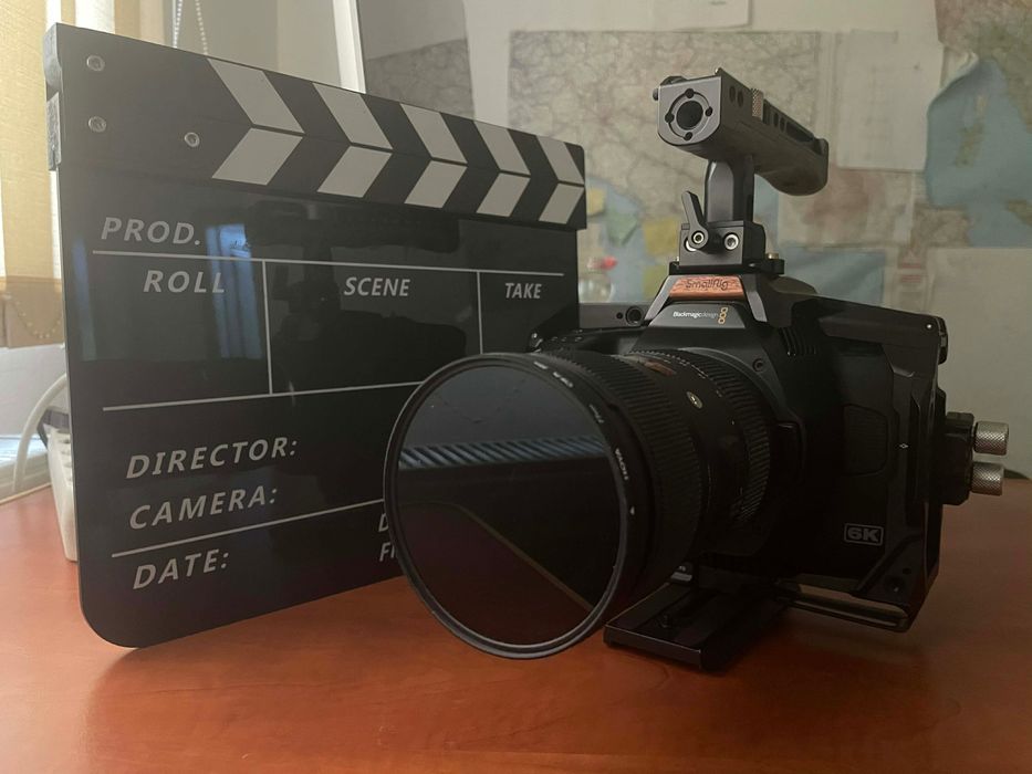 Cinema Camera Blackmagic 6K Pro, Obiectiv Sigma 18-35mm F1.8