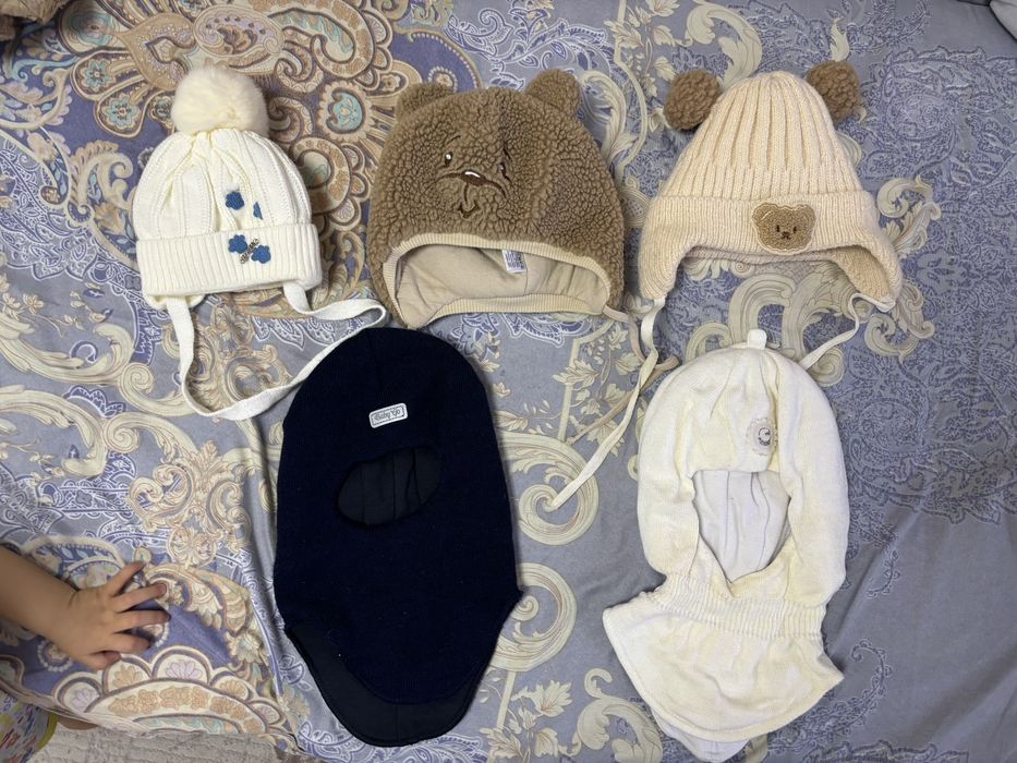 Пролам зимние шапочки детские