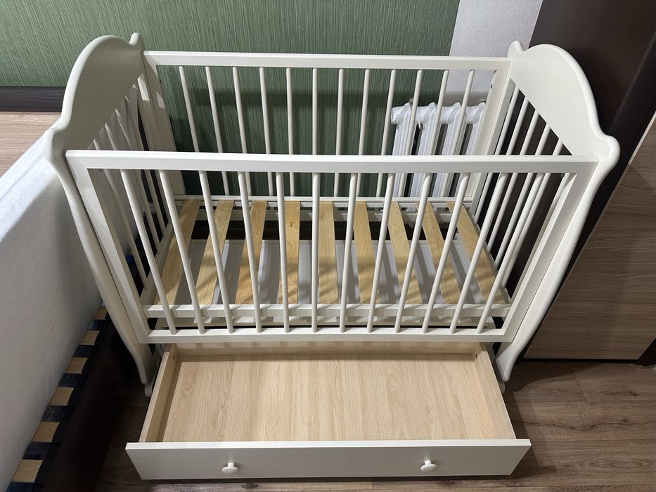 Манеж-кровать детский «Мишка» с матрацом 120*60см.