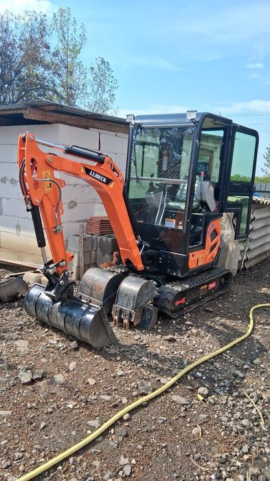 Escavator Lubeck W183 nou 1,8t cuplaj rapid picon,3cupe garanție 2 ani