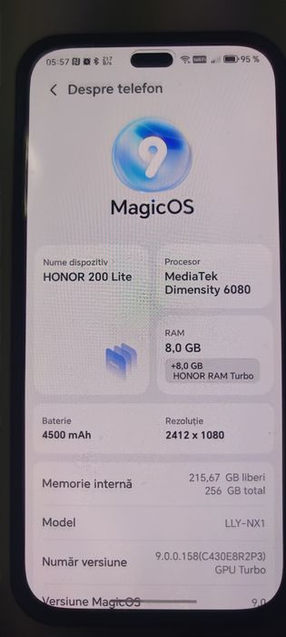 Honor 200 lite-256 gb-8 gb-cutie