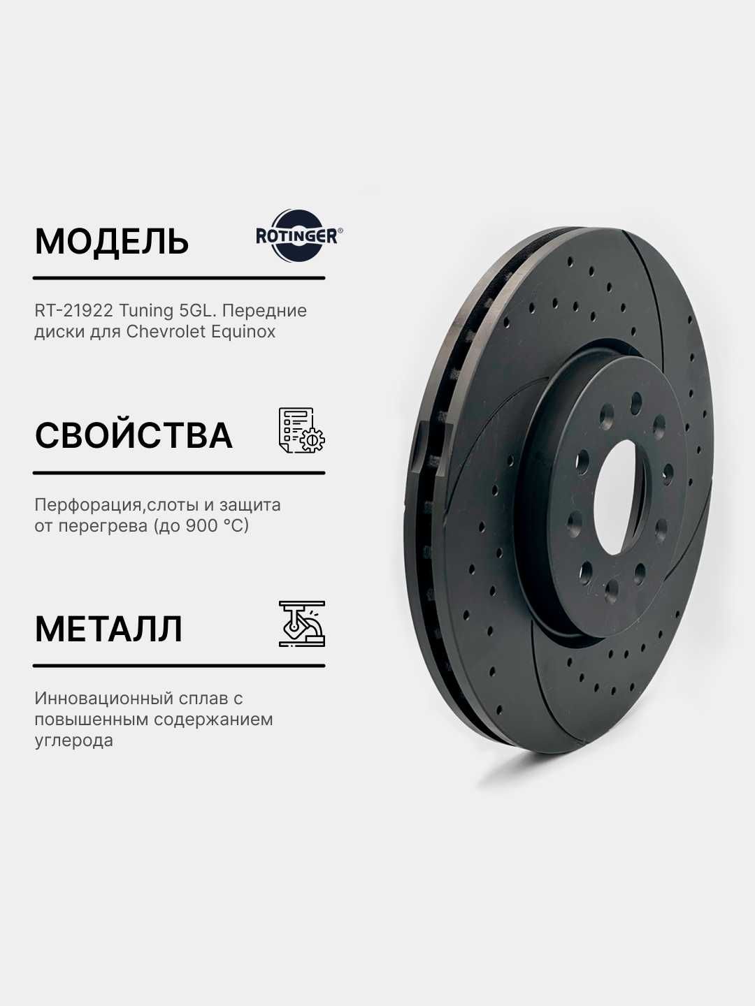 EQUINOX Rotinger tuning 5 тормозные диски. Сделано в Польше!