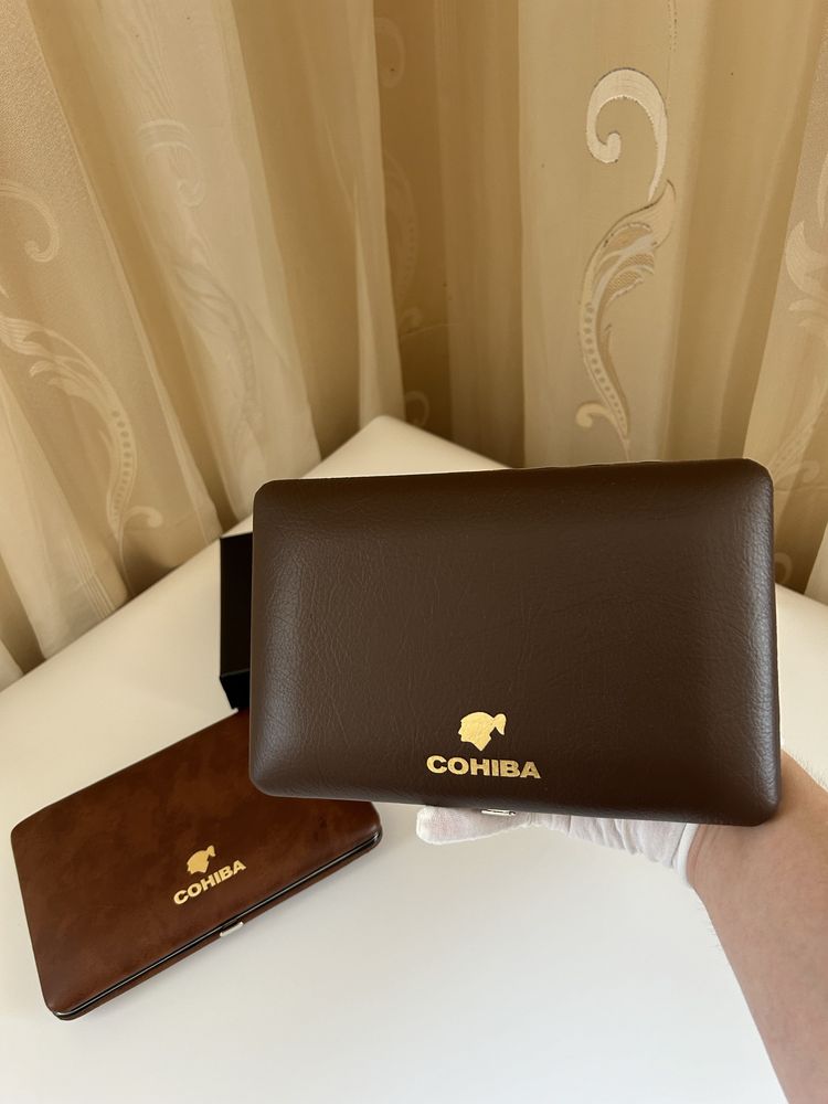 Кутия за пури COHIBA – 5 броя, луксозен калъф